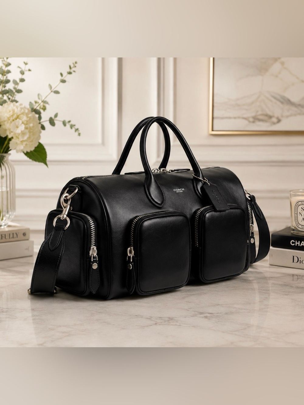 🌸New Coach Compass 35 With Pockets CEO43🌸